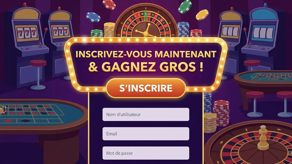 Inscription avec bonus